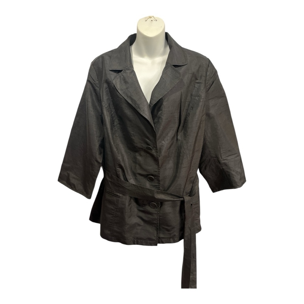 Lane Bryant Black blazer Jacket. Silk/polyester.  Size 22